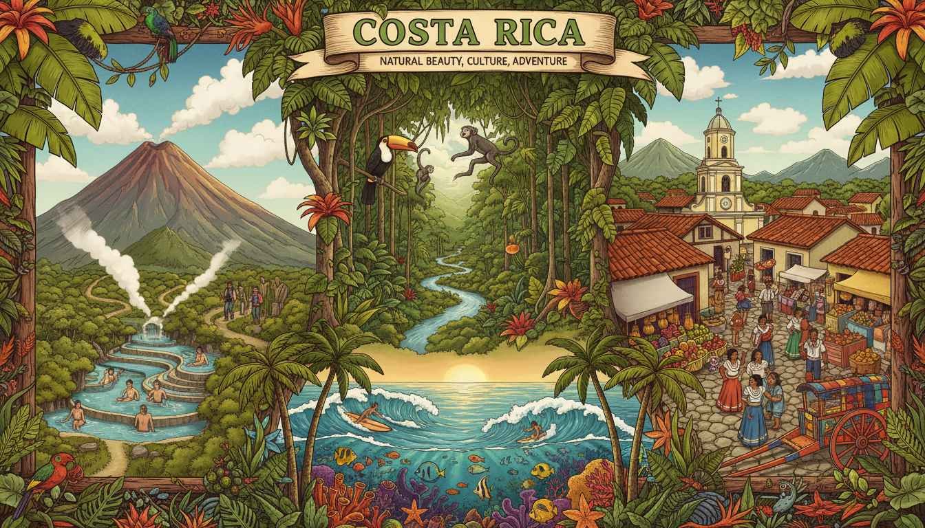 main places to visit in costa rica