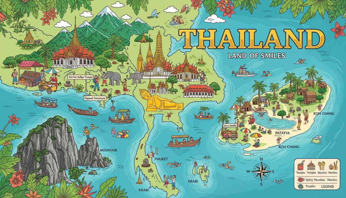 most popular places in thailand to visit
